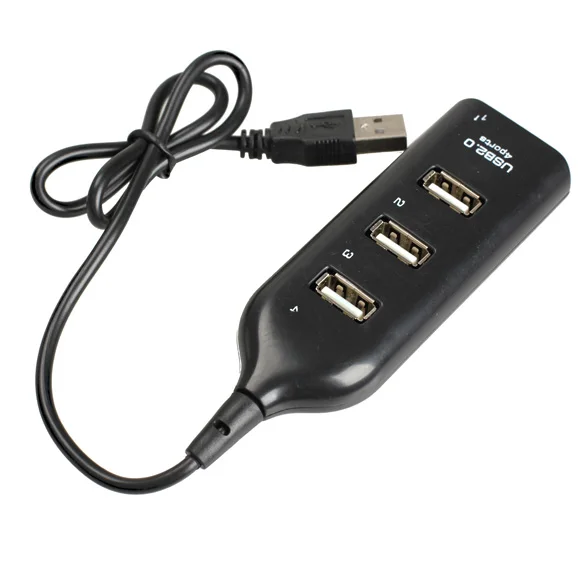Высокоскоростной Универсальный USB-разветвитель на 4 порта USB 2 0 с разъемом для