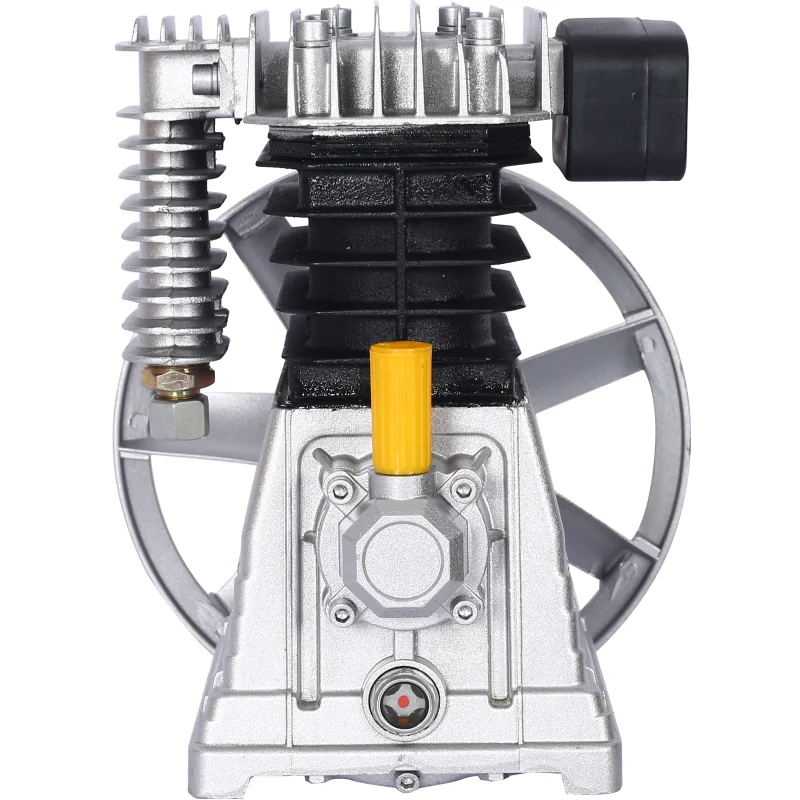 Head Pump 2.2kw Air Compressor Pump Head Aluminium Piston Style 115psi Silver Aluminium [us