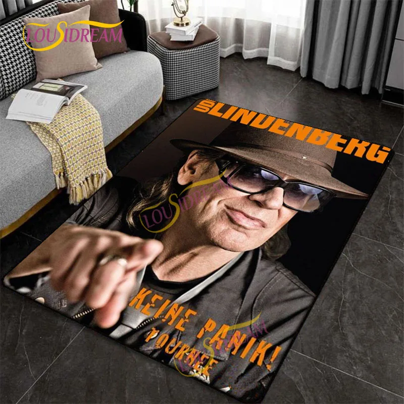 

Udo Lindenberg Rug Kitchen Mat Bedroom Door Rug German musician Painter Living Room Wood floor carpet mat children game Soft mat