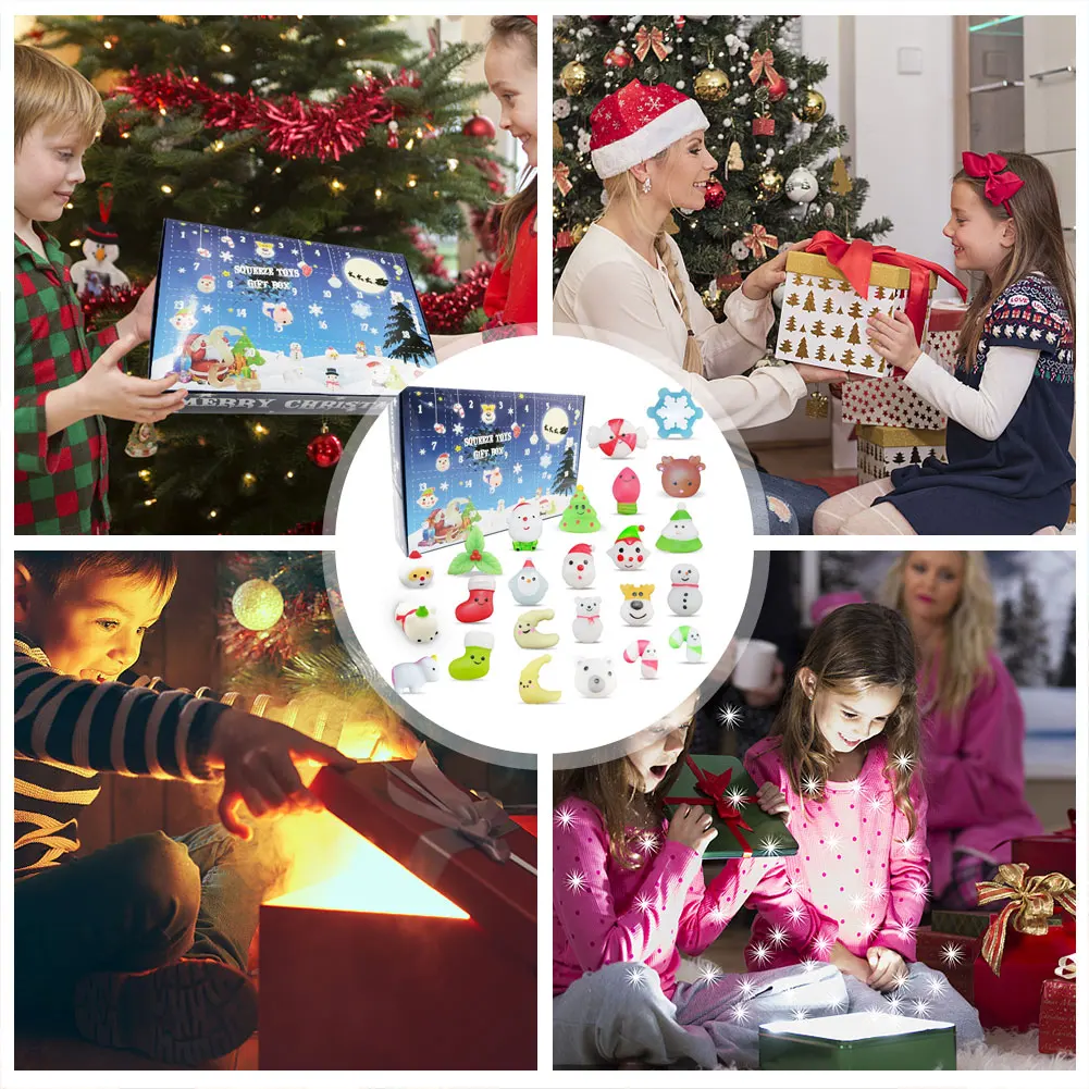 

Календарь с обратным отсчётом, 24 ячейки