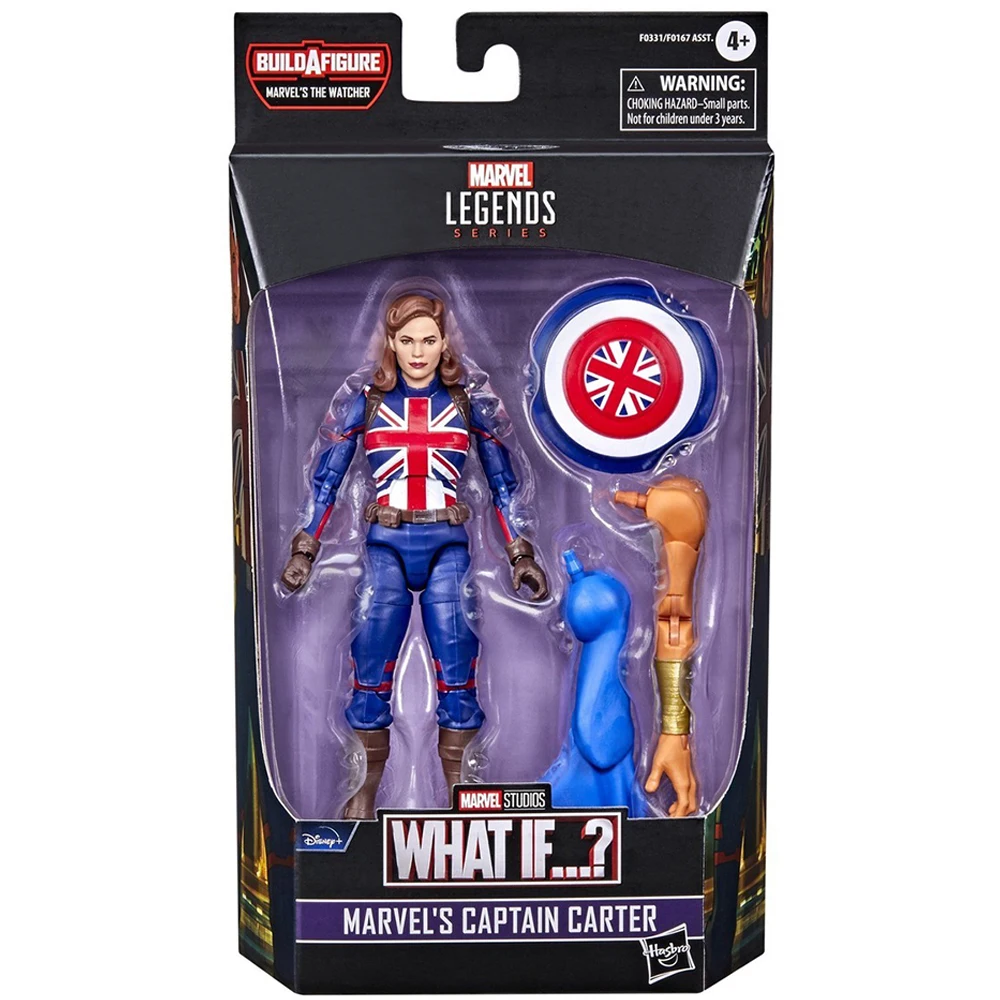 

Hasbro Marvel Legends The Watcher Series What If... Captain Carter Brand New Action Collectible Figure Model Gift Toys F0331