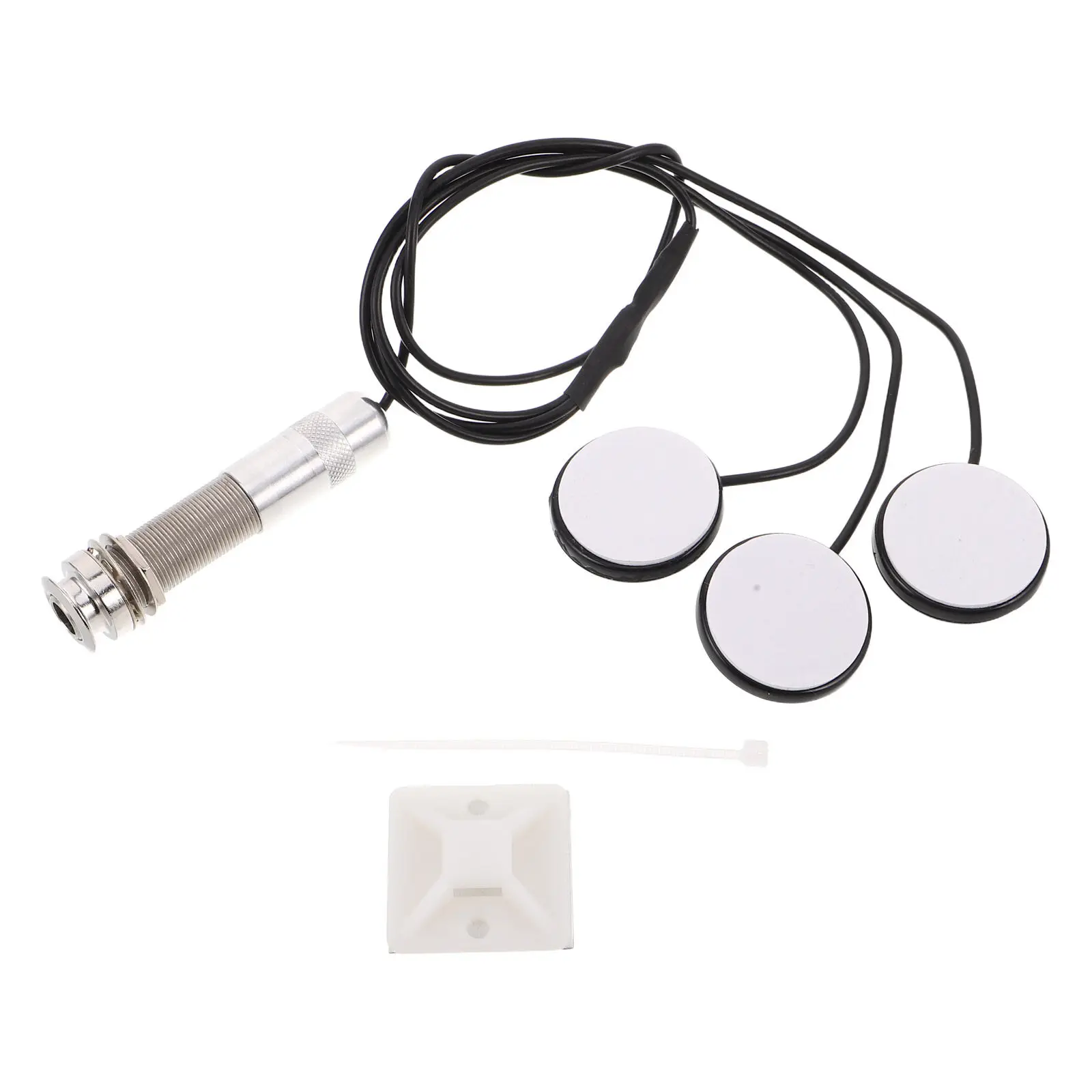 Фото 1Set Piezo Pickup Transducer Acoustic Guitar Ukulele Mandolin Transducer Aluminum Tube Noise Reduction Pickup for String №4