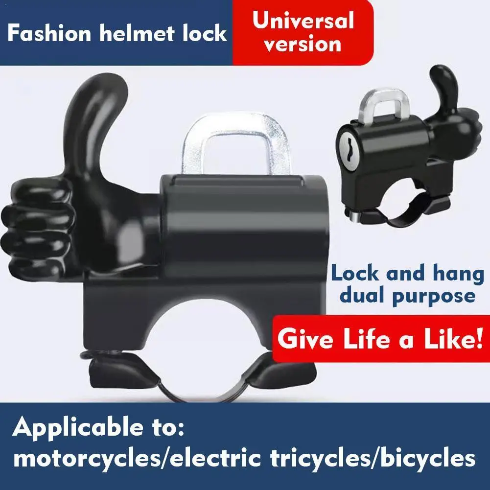 

1 шт. замок для шлема мотоцикла, Противоугонный замок, фиксированный замок, Электрический металлический замок на руль мотоцикла, Универсальное крепление T8a2