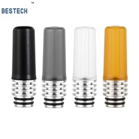 long resin 510 drip tips with 316 stainless steel heat resistance 510 straw joint mouthpiece replacement tip connector