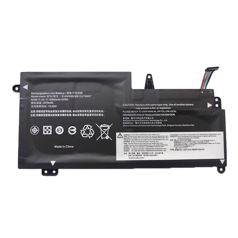 Фото Аккумулятор для ноутбука 11.4V 3685mAh 42Wh 01AV400 для Lenovo Thinkpad 13 G2 S2 2-го поколения SB10K97592 SB10k97593 SB10K97594 №5
