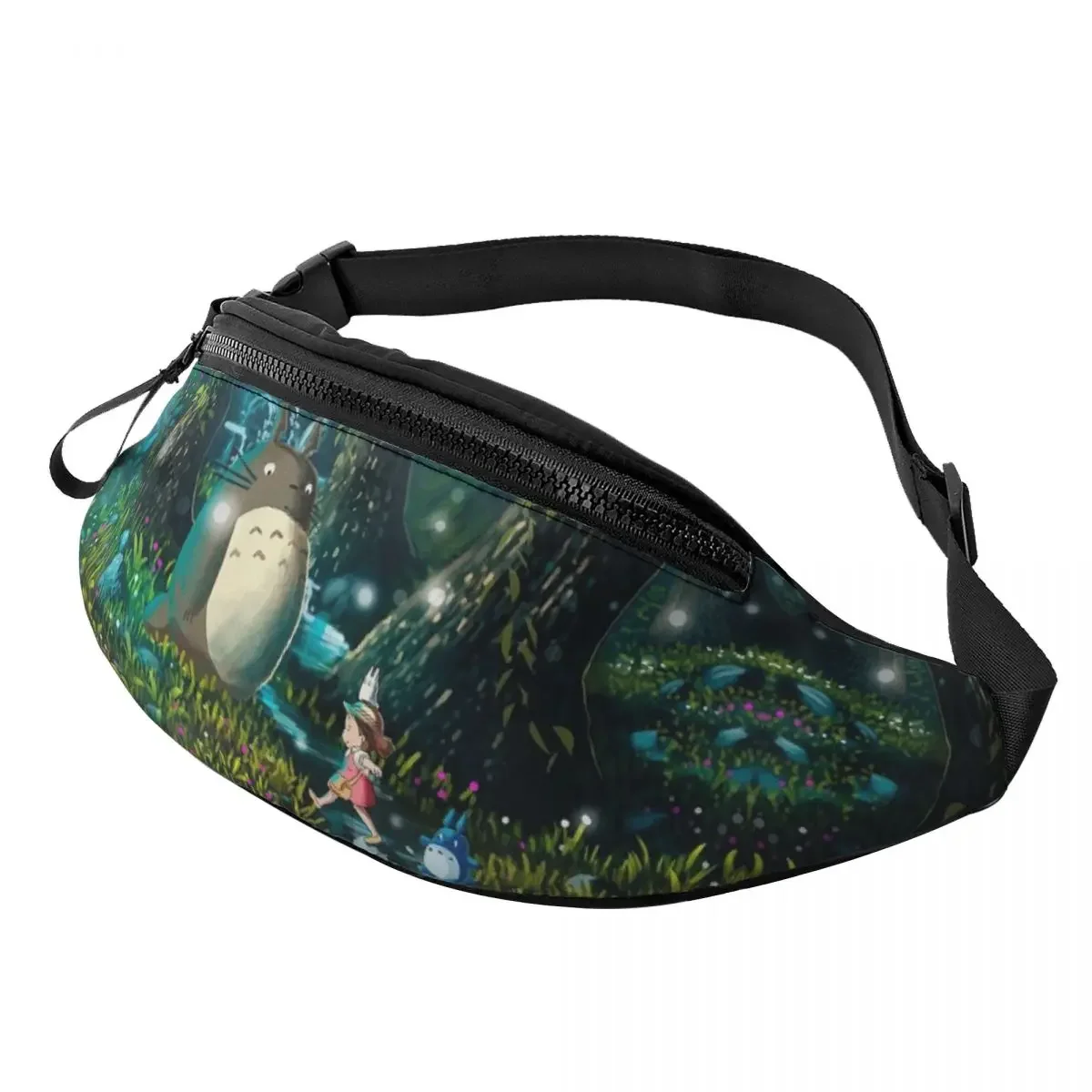 

My Neighbor Totoro Fanny Pack Women Men Studio Ghibli Hayao Miyazaki Crossbody Waist Bag for Travel Hiking Phone Money Pouch