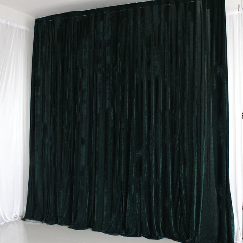 Толстый белый свадебный фон драпировка вечеринка банкет бархатный церковный