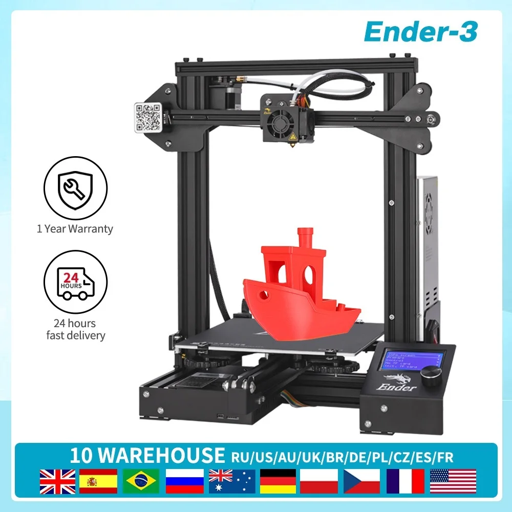 

Фотографический 3D-принтер, полностью металлический, с размером печати 220*220*250 мм