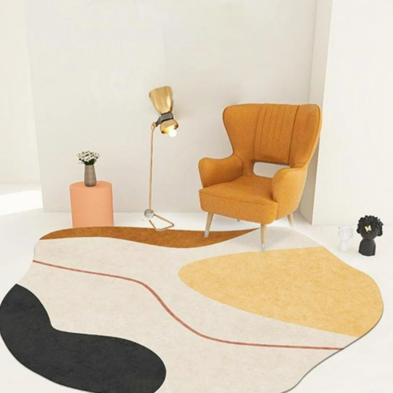 

Irregular Nordic Style Simple Carprt Living Room Bedroom Home Decoration Floor Mat Lounge Rug Large Area Rug Computer Chairs Mat