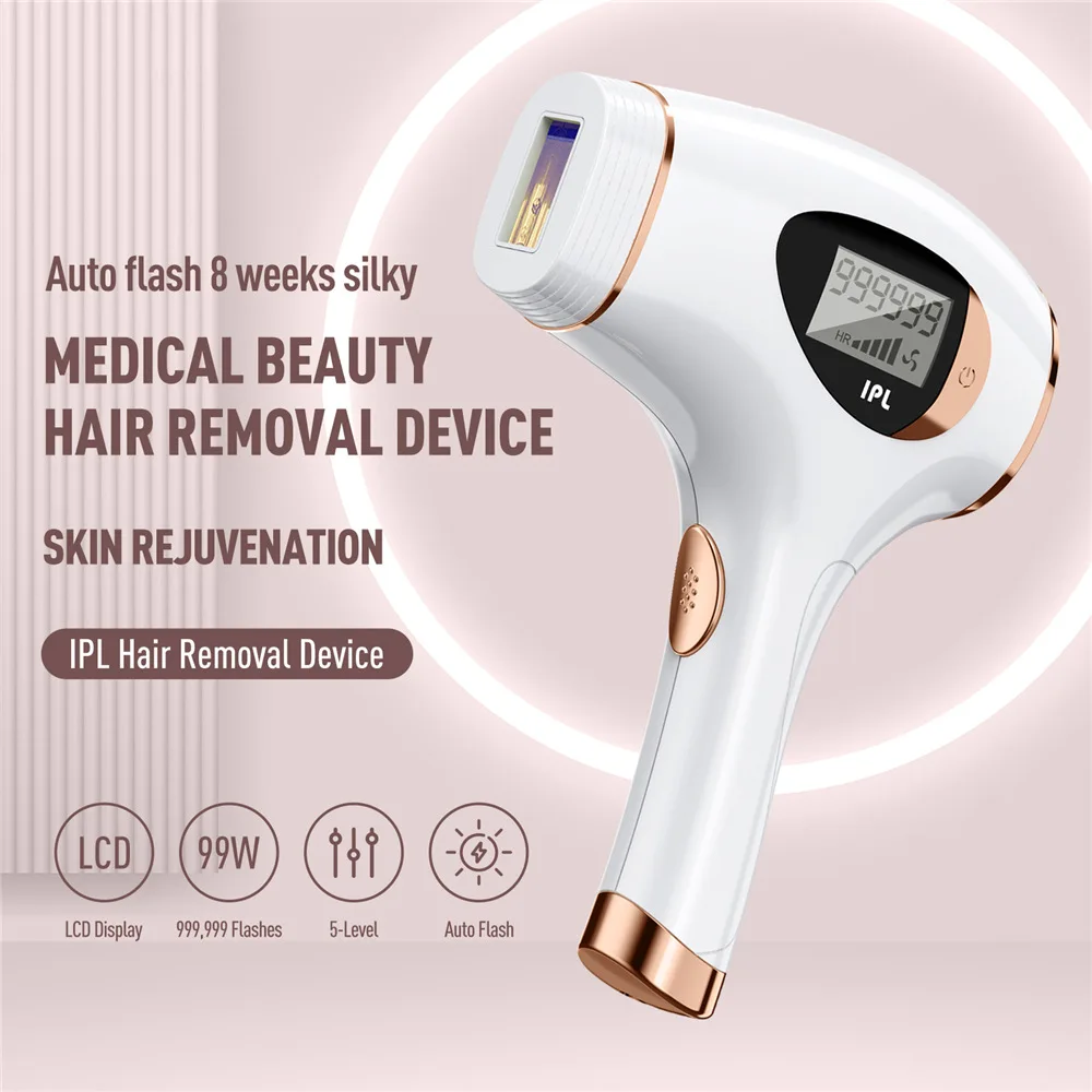 Electric Laser Hair Removal Device IPL Epilator Machine Professional Bikini Face Body Home Laser Hair Removal Depilador Painless