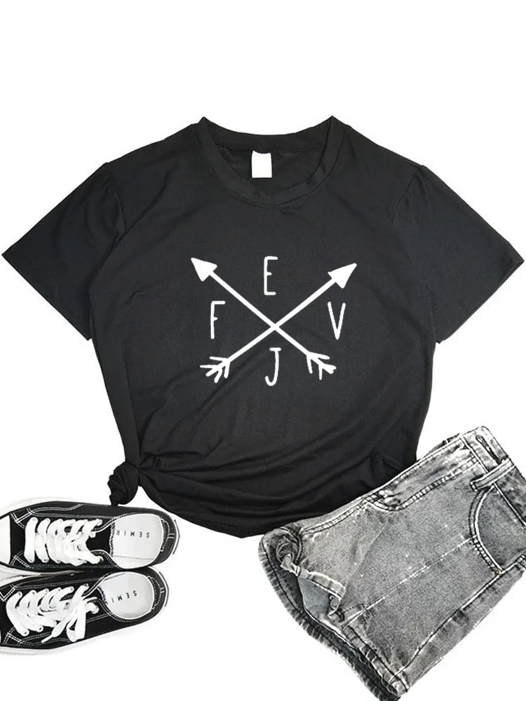 Футболка EVJF с цветочным принтом для подружек невесты Женская французская