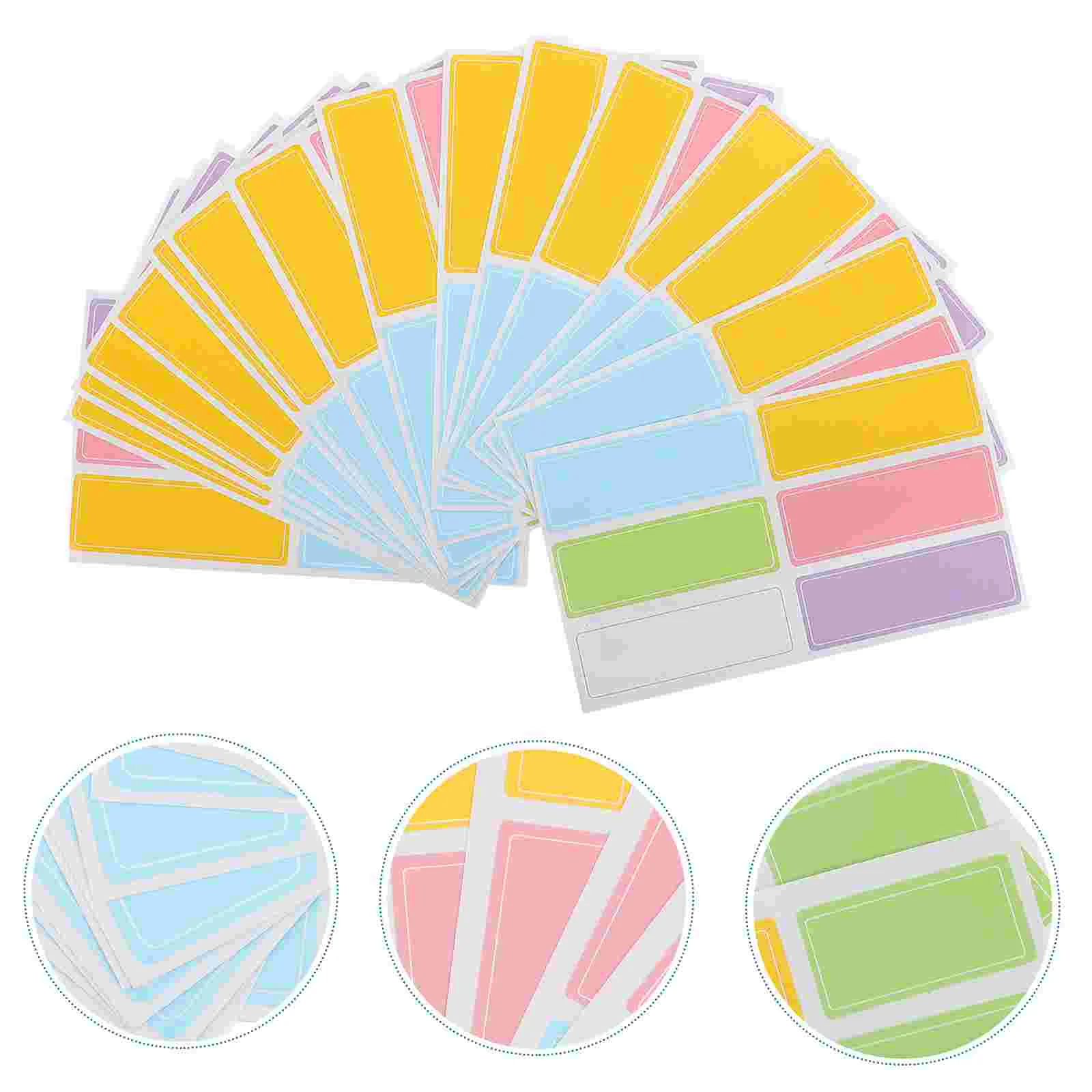 

40 Sheets Self-adhesive Label Small Note Sticker Handwritten Marking Paper Accessory