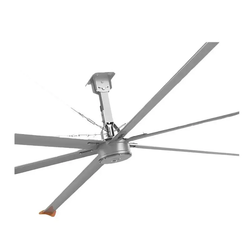 Электрический Pmsm Hvls Большой промышленный HVLS очиститель воздуха Потолочный