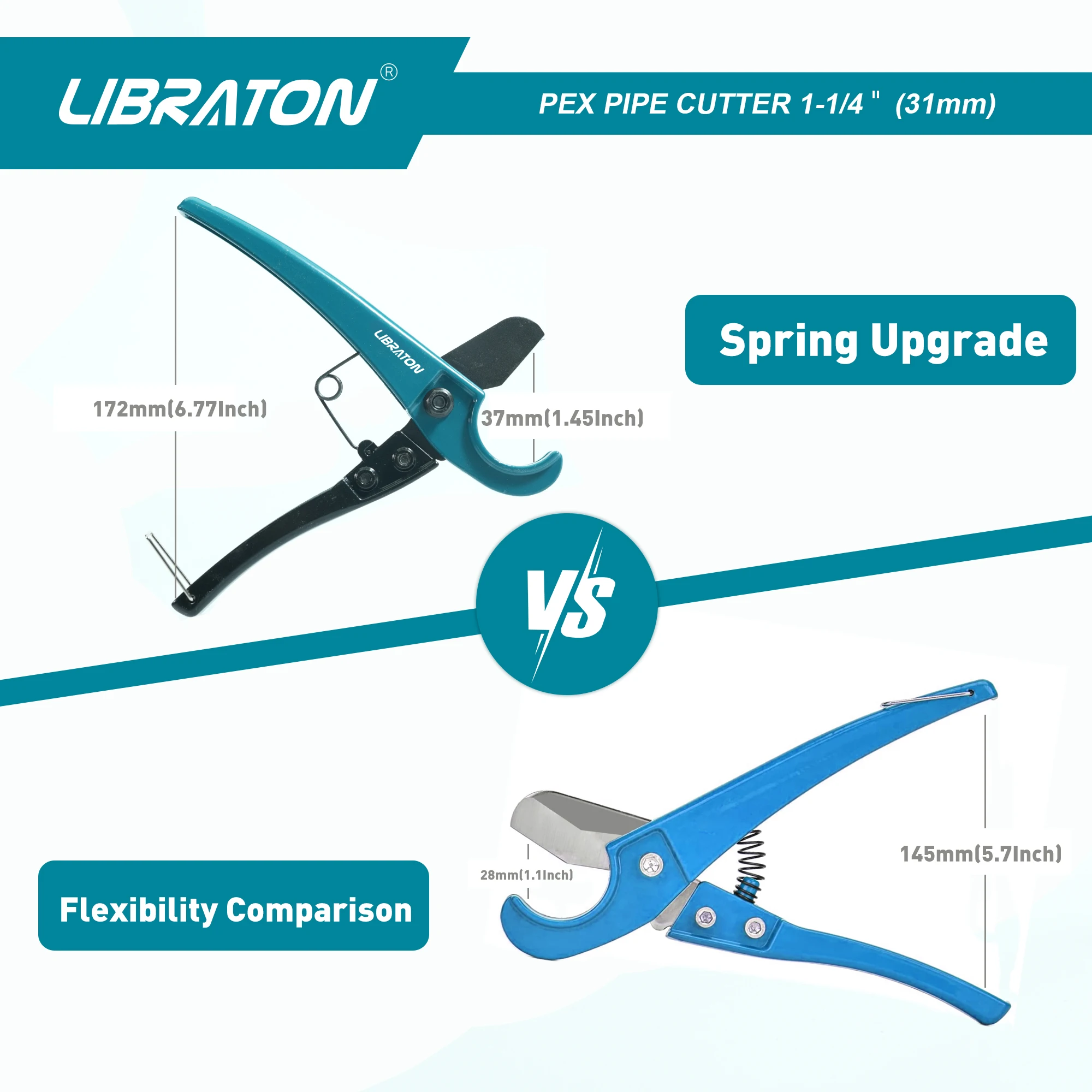 Инструмент для резки труб 30 мм 20 см металл