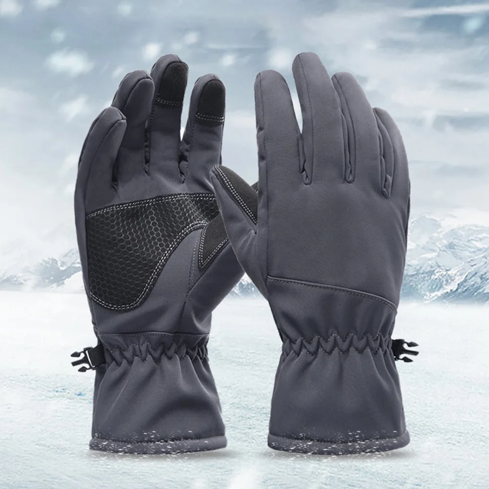 

Women Men Hiking Cycling Warm Elastic Ski Gloves Outdoor Thermal Waterproof Anti Slip Multicolored Portable Winter Windproof