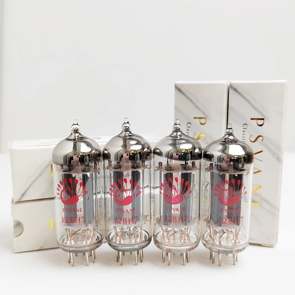 Вакуумная лампа PSVANE 12BH7 (замена 12BH7A, 6N6, 7119) для HIFI аудио усилителей, электронных ламповых усилителей, комплект для самостоятельной сборки, сбалансированный квадретрой (4 шт.) (art.: 3920dc555c8fb) - 3920dc555c8fb