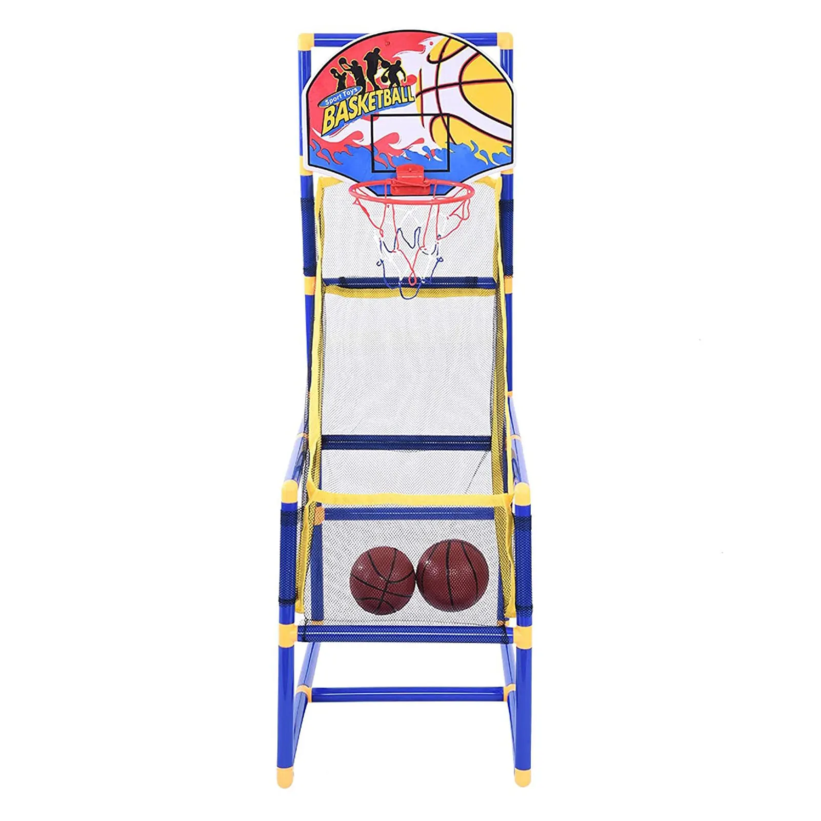 

Arcade Basketball Game Basketball Shot Game With Hoop Training System Kids Indoor Outdoor Sports Set Single Shot Game For Kids 3