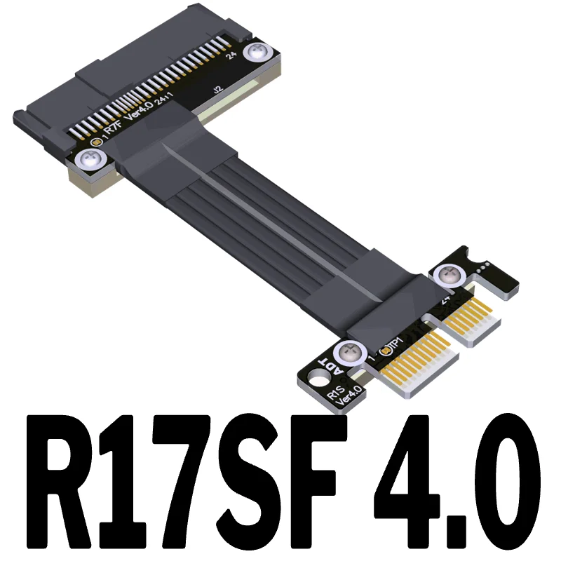 

U.2 Interface U2-to-PCI-E 4.0X1 SFF-8639 NVMe pcie extended Data transfer Cable ADT PCIe4.0x1 gen4, 16G/bps