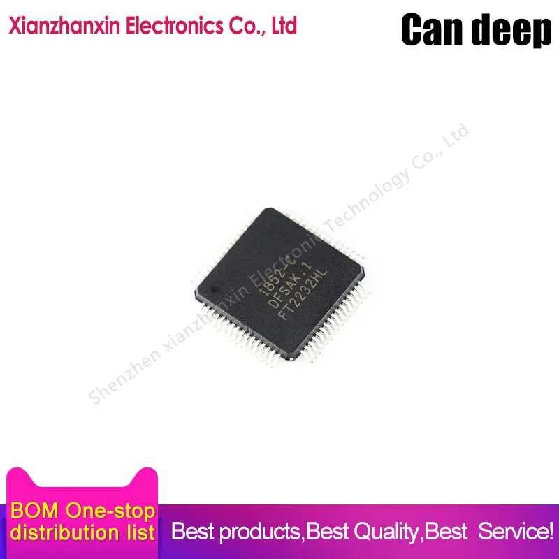 

1~5pcs/lot FT2232HL FT2232 LQFP48 USB to serial port control IC chip