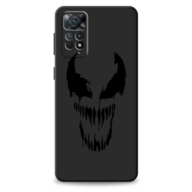Marvel Venom Spiderman Phone Case For Xiaomi Redmi Note 10 9 11 8 Pro 9S 9A 9C 9T 9 8A 7 7A Soft TPU Silicone Cover Fundas