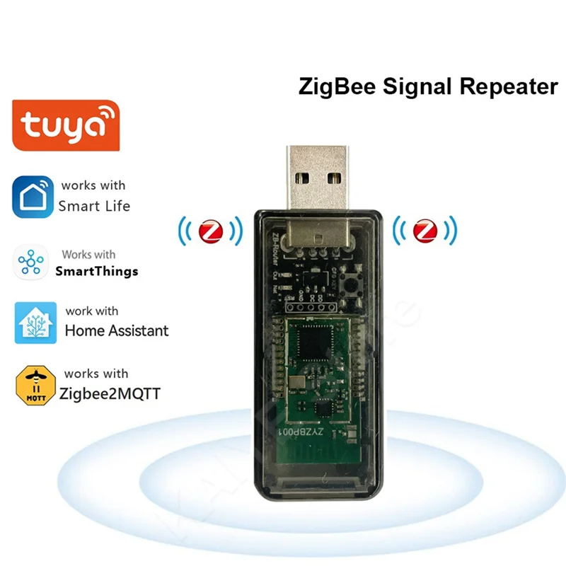 Усилитель сигнала Zigbee USB повторитель для домашнего помощника Tuya EWeLink ZigBee 2MQTT