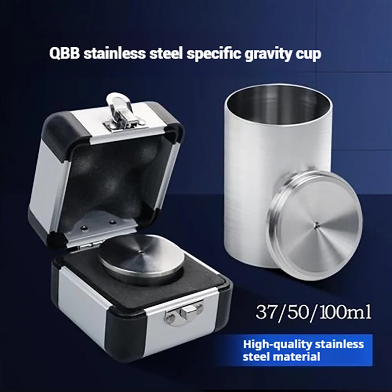 QBB краска из нержавеющей стали чашка плотности измеритель жидкости 37 мл/50 мл/100 мл