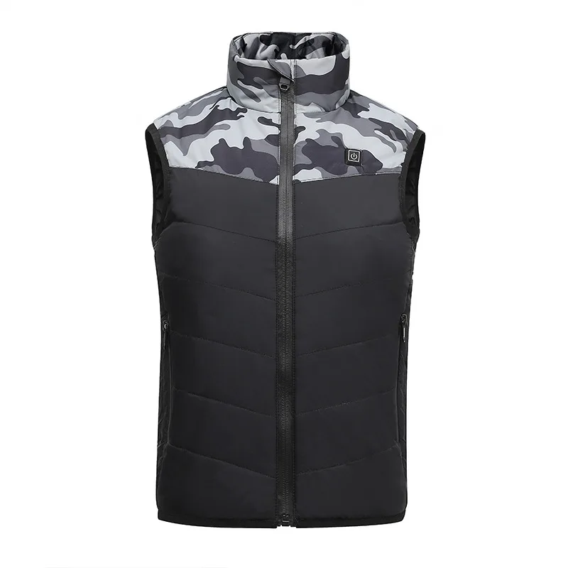 Children's Heating Vest Intelligent USB Charging Heating Undershirt Autum Winter Men Women Heating Cotton Clothing Fashion Warm