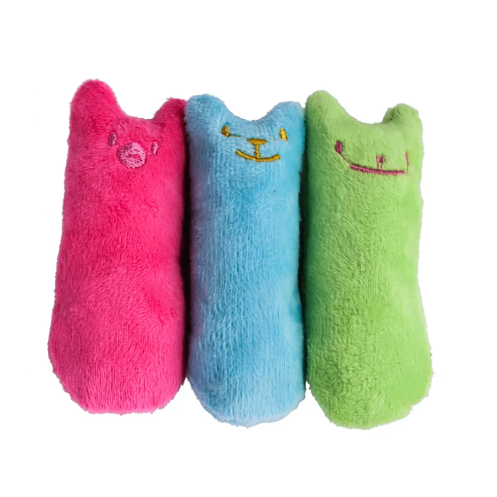 

Cat Grinding Catnip Toys FunClaws Thumb Bite Cat mint For Cats Teeth toysny Interactive Plush Cat Toy Pet Kitten Chewing Toy