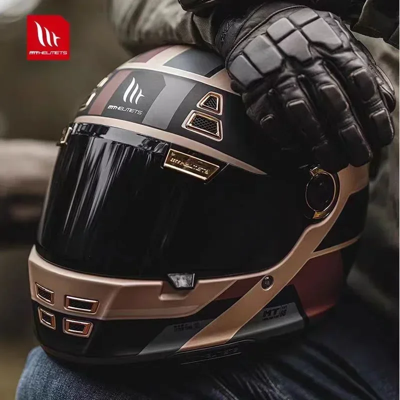 

Spain MT Jarama Motorcycle Helmet DOT ECE Certification Retro Full Face Off Road Helmet Cascos Para Motos Capacete Casco Moto