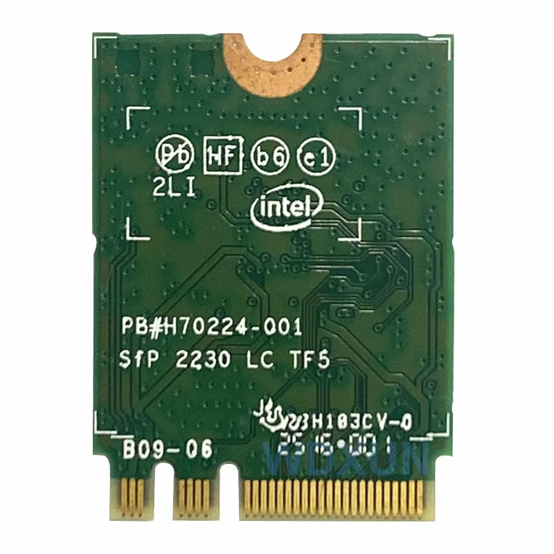 Адаптер IBM Lenovo для беспроводной связи Dual Band For Intel Wireless-AC 8260 8260NGW NGFF M.2 802.11ac 867Mbps WIFI Bluetooth 4.2 Wlan Card 00JT481.