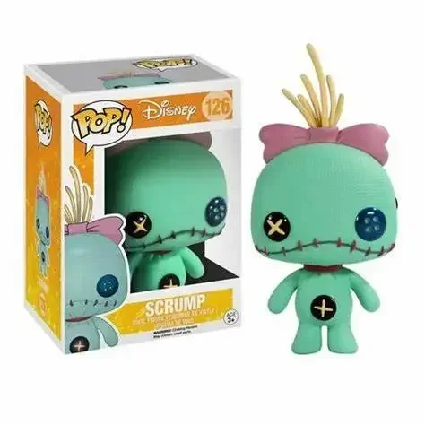 FUNKO POP Disney Stitch с проигрывателем пластинок 1048. # Летняя строчка 636 Scrump 126г. Элвис