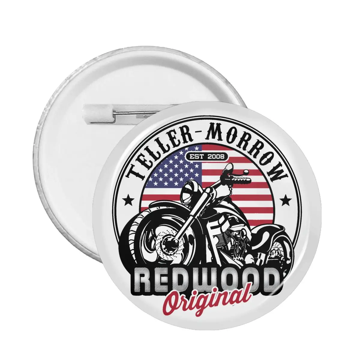 

Sons Of Anarchy TV Teller-Morrow California Motorcycles Pin Customizable Badge Backpack Badges Brooch Brooches Decoration Pins