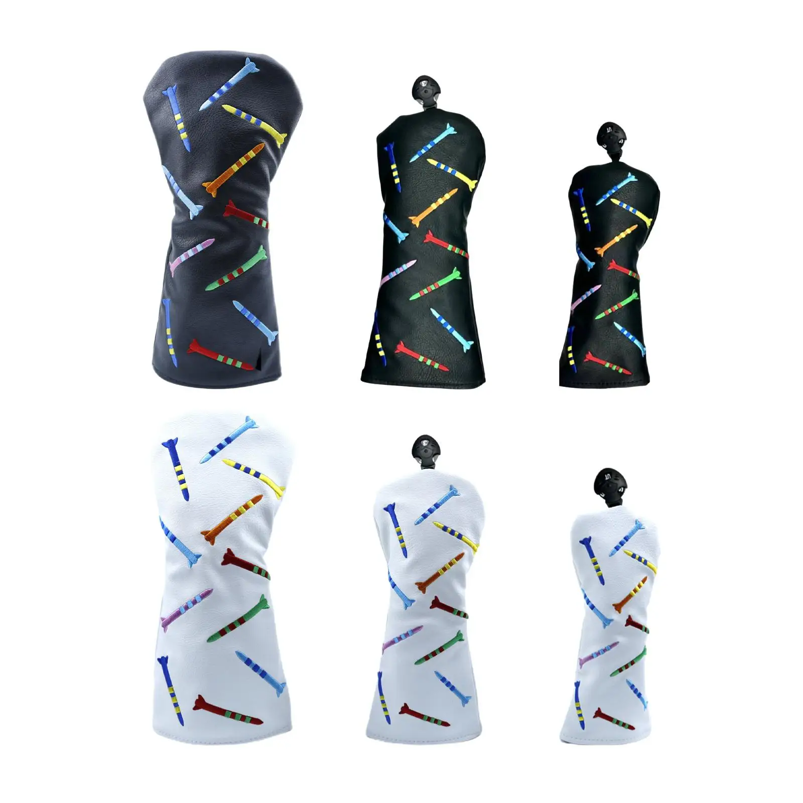 Golf Club Head Cover Lining Durable Fashion Anti Scratch Wood Headcover Golfer Equipment Father's Day Gift