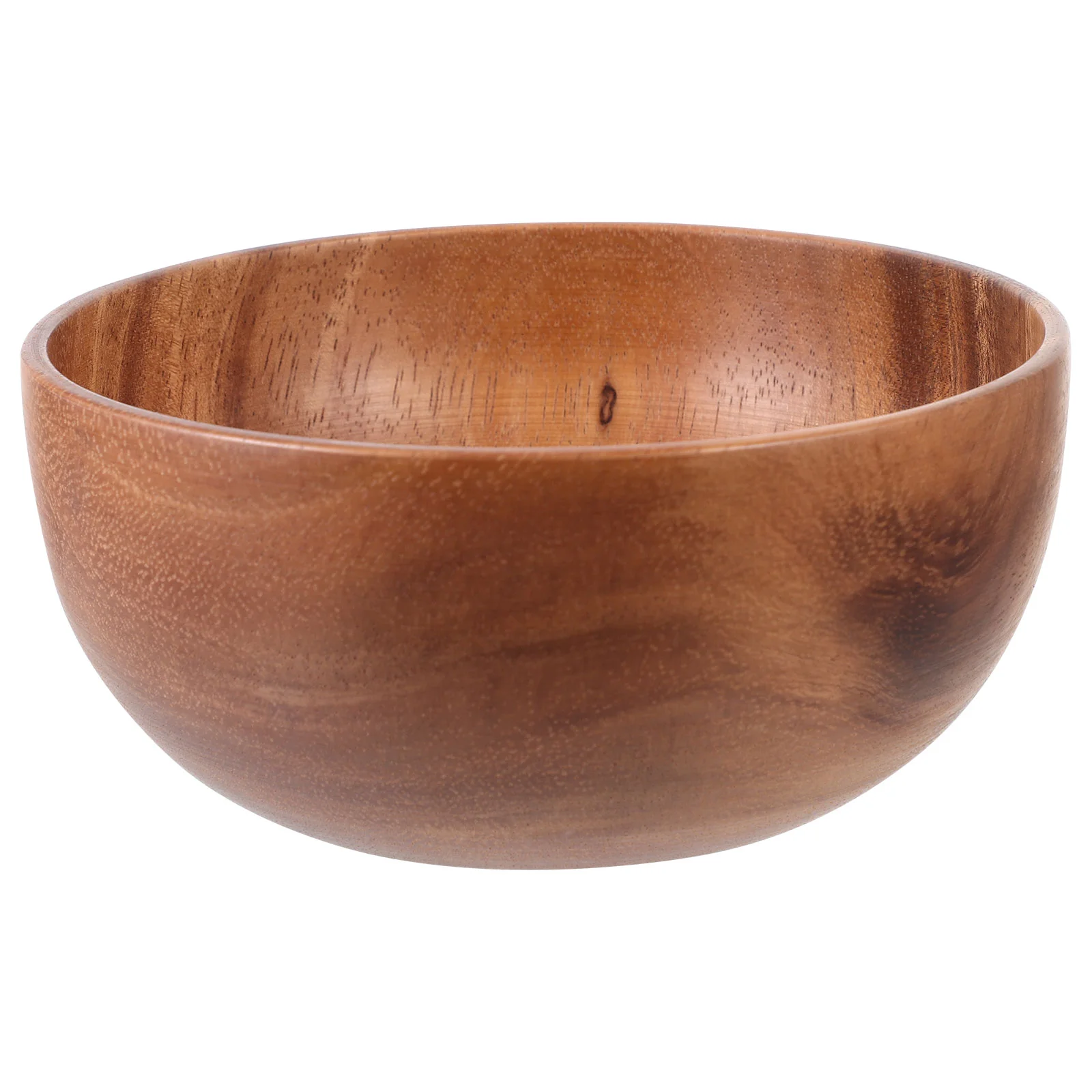 

Versatile Food Bowl Food Serving Bowl Flat Bottom Food Serving Bowl Smooth Wooden Salad Bowl