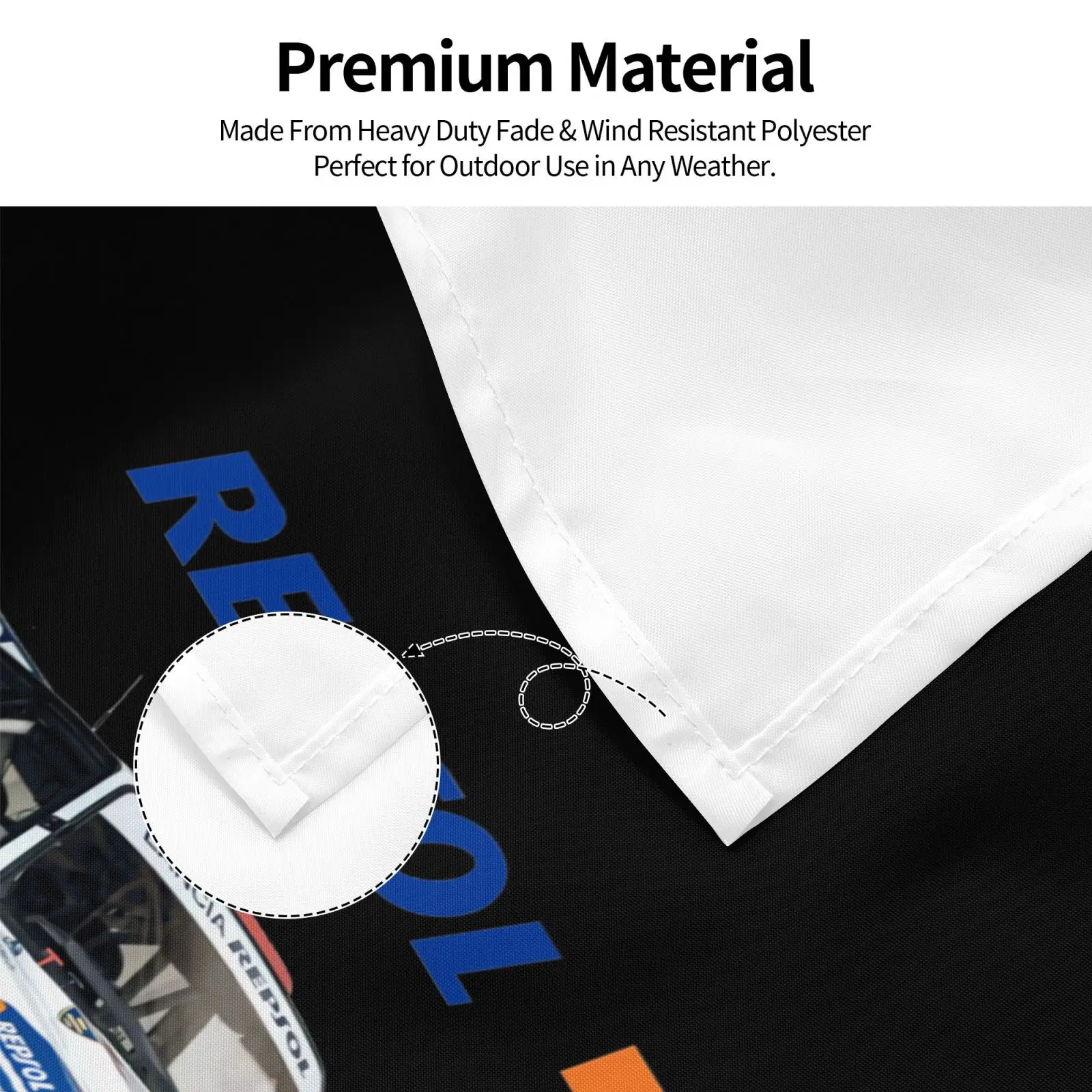 Lancia Repsol Rally Wrc Карлос Sainz Delta интегрированный Гоночный флаг T баннер висячий парад