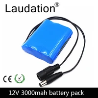 12v 3000 mah 3s1p lithium battery 18650 lithium rechargeable battery protection plate rechargeable 1a battery charger