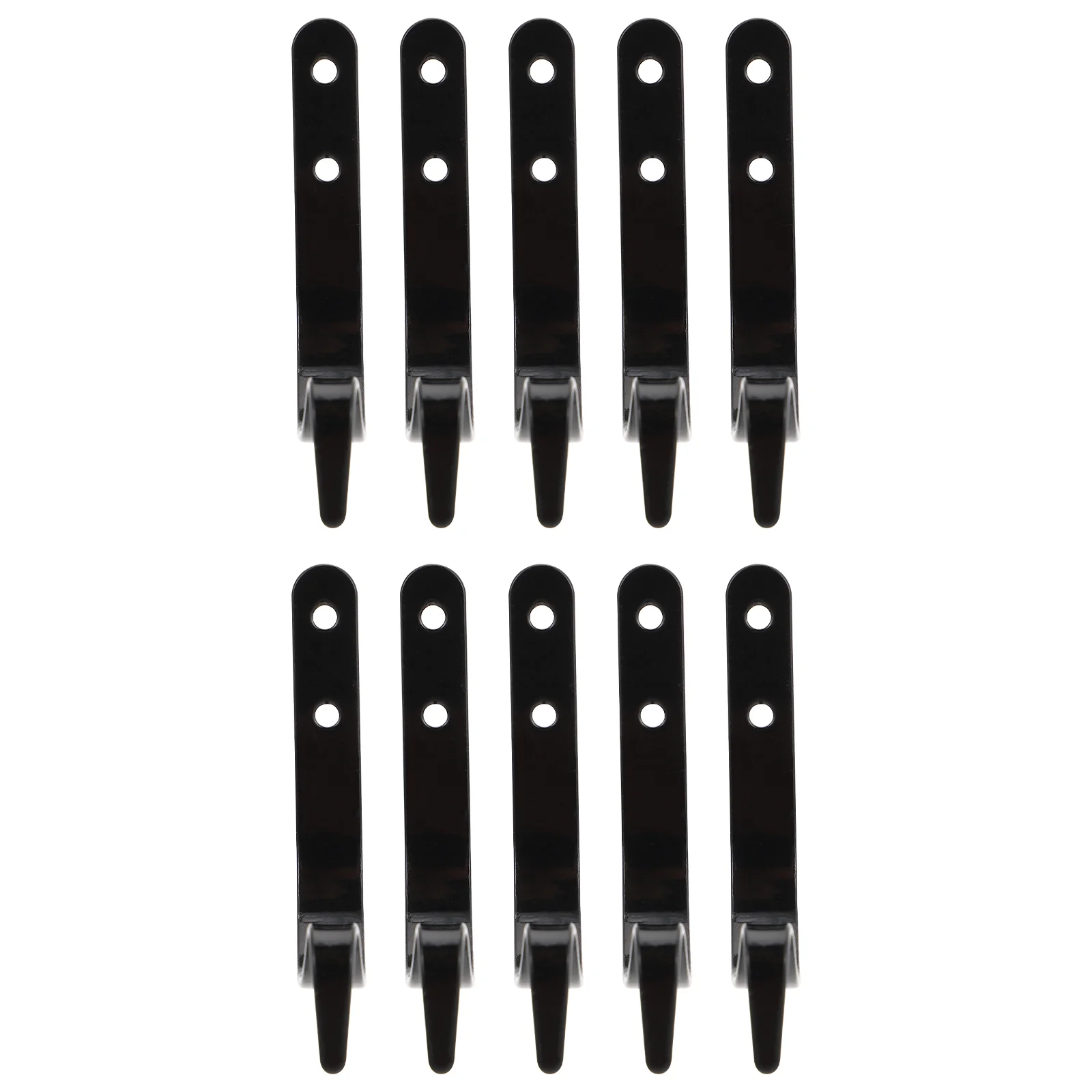 

1 Set Creative J-shaped Hooks Practical Hangers Multi-function Hooks with Screw