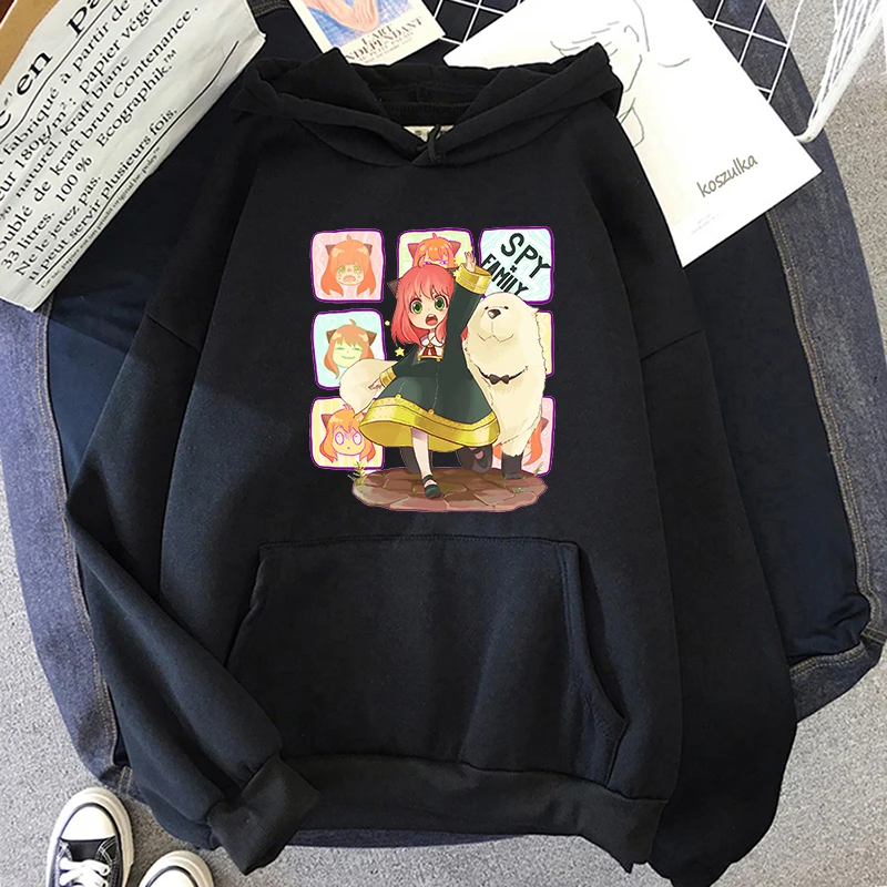 

Kawaii Spy x Family Hoodie Aesthetic Loose Printed Clothes Harajuku Casual Streetwear Women Sweatshirts graphic Long Sleeve Tops