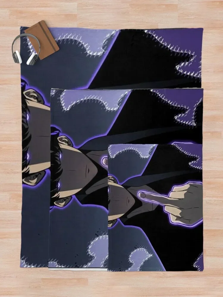 Плед на средний палец Sung Jin Woo плед для пикника постельное белье одеяла