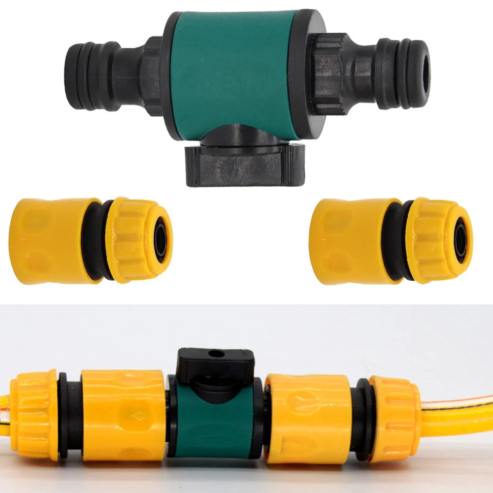 

Quick Release Shut Off Plug Valve For Garden Hose Pipe Connector Watering With Switches Quick Connectors Horticultural Products