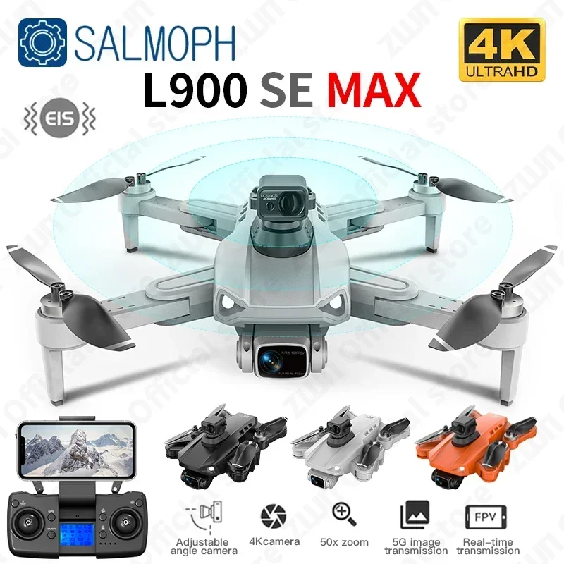 

4K Professional With Camera 5G L900 Pro SE MAX Drone WIFI 360 Obstacle Avoidance FPV Brushless Motor RC Quadcopter Mini Dron