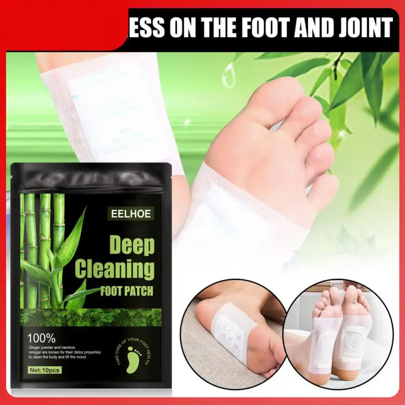 

10 шт., натуральные детоксикационные патчи для ног