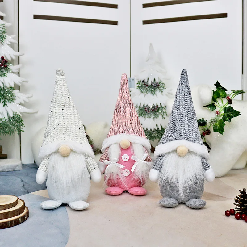 

Faceless Old Man Doll Window Decoration Christmas Decorations Christmas Decorations Nordic Style Decorative Dolls
