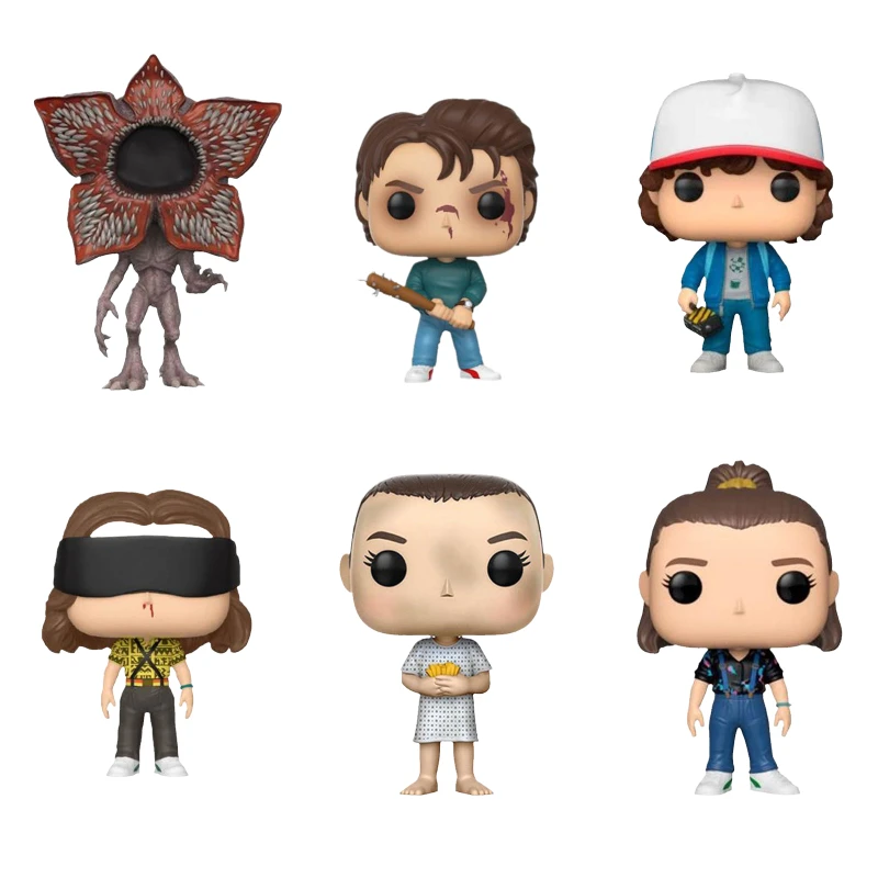 

Stranger Things Figure Character Dustin Action Figure Toys Vinyl Dolls for Collection Stranger Things Eleven Keychain Model Doll