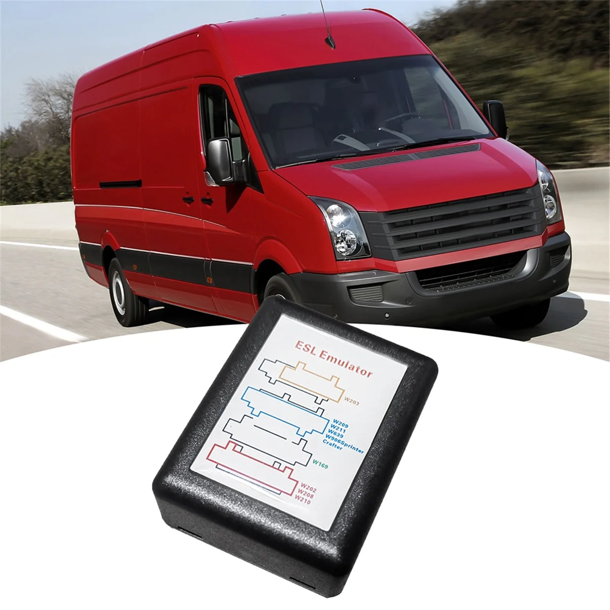 Универсальный эмулятор рулевого замка для Mercedes Benz ESL ELV Sprinter Vito Volkswagen Crafter со