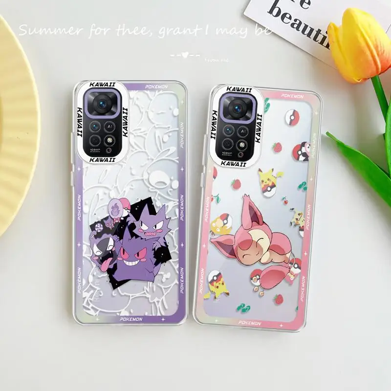 Чехол Skitty Gengar для телефона Redmi Note 13 12 11 10 9 10C 9C Pro Plus 9S Lite