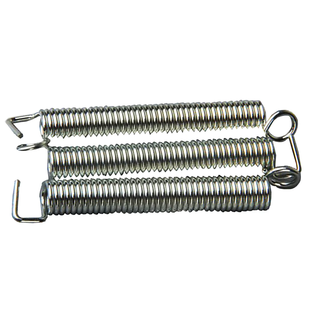 

3 Spare Parts For Spring Tremolo For Guitar Bridge Bridge Silver Tone Steel