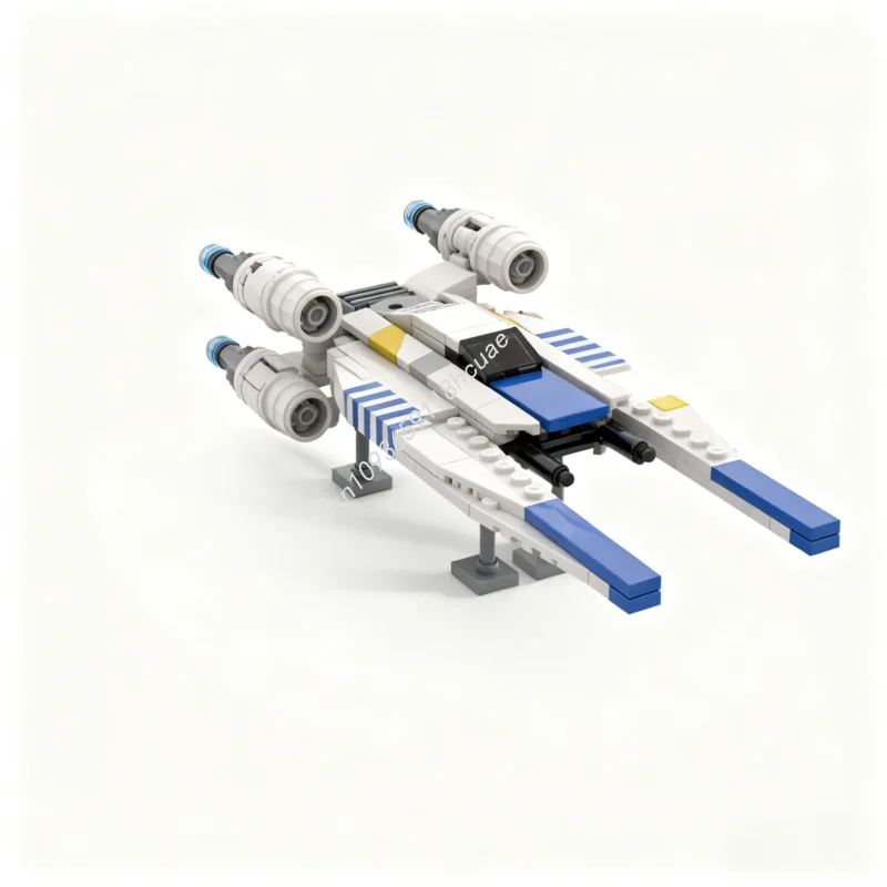 Фото 235 шт. MOC U Wing UT60D мини-масштабная звезда боевая модель строительные блоки DIY ремесленные игрушки дети собрать рождественские подарки №2