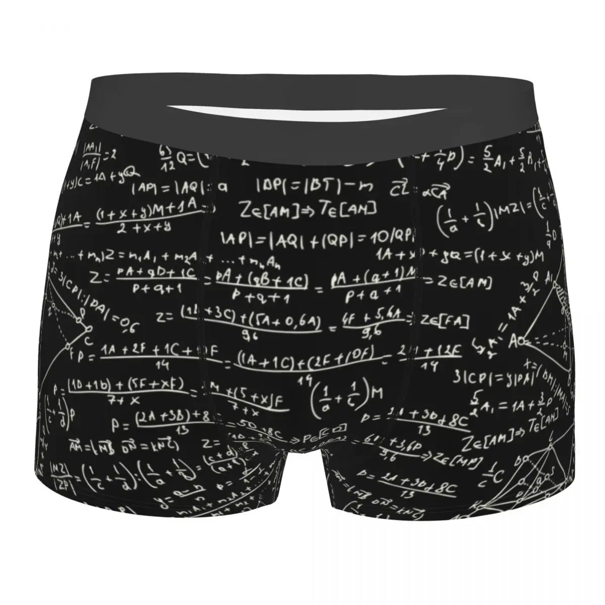 

Cool Physics Math Equations Boxers Shorts Underpants Men's Stretch Geek Mathematics Teacher Briefs Underwear