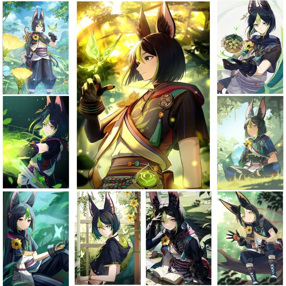 

Genshin Impact TighnariPoster Paper Print Home Living Room Bedroom Entrance Bar Restaurant Cafe Art Painting Decoration